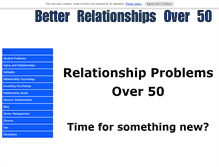 Tablet Screenshot of better-relationships-over-50.com